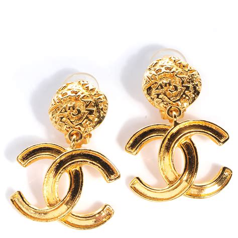 chanel fake earring|non authentic chanel earrings.